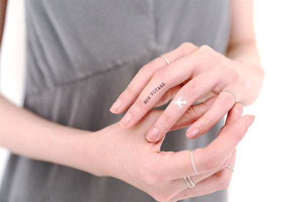Bon Voyage Temporary Tattoo
