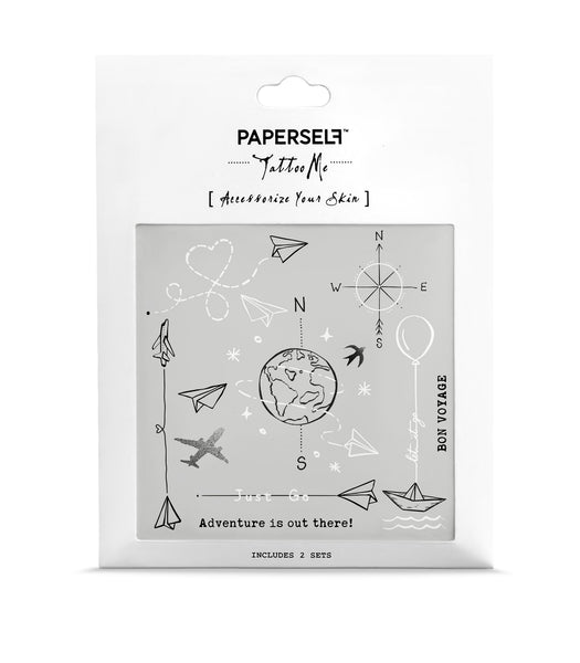 Bon Voyage Temporary Tattoo