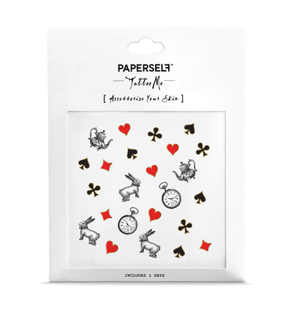 Wonderland Temporary tattoos PAPERSELF