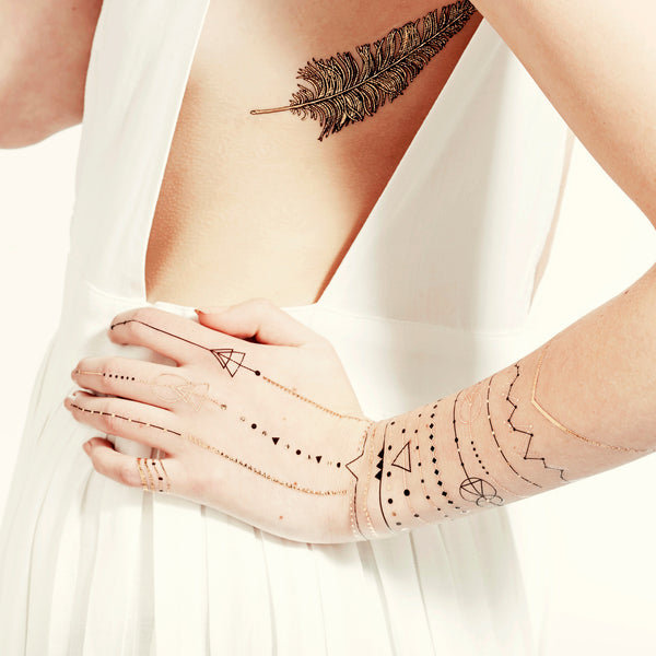 Golden Age Temporary tattoo PAPERSELF