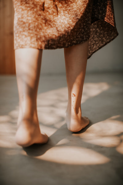 Vintage Flowers Temporary Tattoo