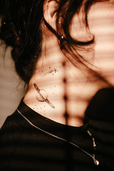 Space Temporary Tattoo