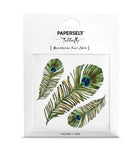 Peacock Temporary tattoos PAPERSELF