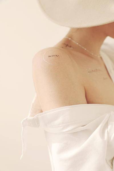 Calligraphy Temporary Tattoos