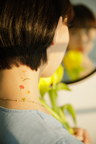 Spring Petals Temporary Tattoo