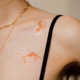 Goldfish 2 Temporary Tattoo