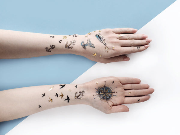 Nautical Temporary tattoos PAPERSELF