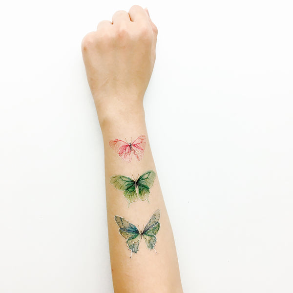 Butterfly W tattoo paperself