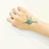 hummingbird temporary tattoo paperself