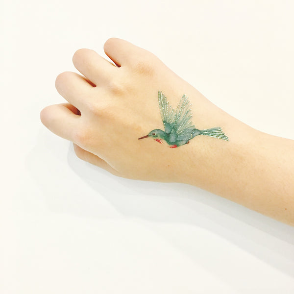 hummingbird temporary tattoo paperself