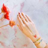 heart temporary tattoo