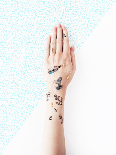 Nautical Temporary tattoos PAPERSELF