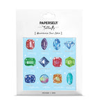 birthstone gemstone temporary tattoo