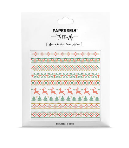 Prancer Christmas Temporary tattoos PAPERSELF