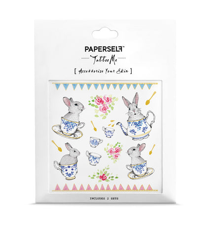 rabbit Temporary tattoos PAPERSELF