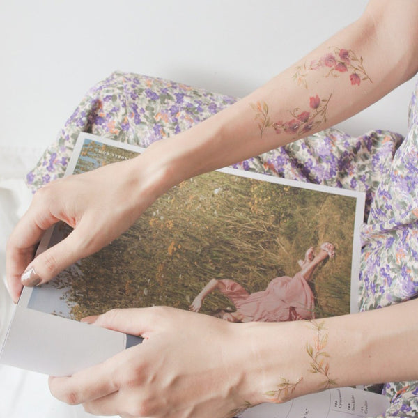 Butterflies In The Garden Temporary Tattoos