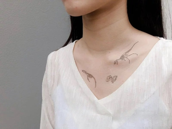 Bones Temporary Tattoo