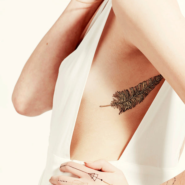 Feathers Temporary Tattoo PAPERSELF