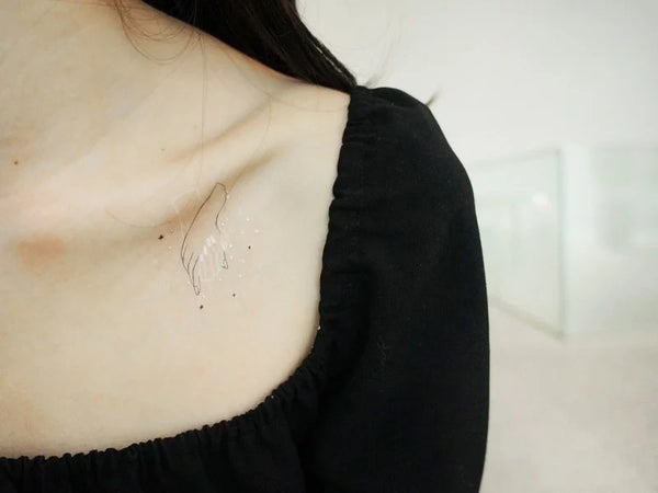 Hands Temporary Tattoo