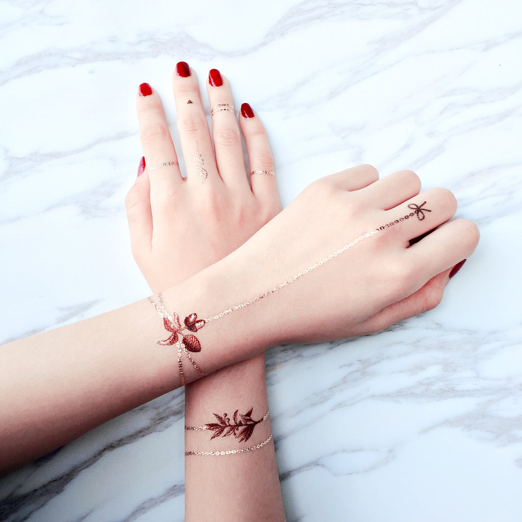Cute Small Simple Temporary Tattoo Stickers Herbal Juice Ink Lasting Hands  Wrist Arm Sleeve Tattoos Blue Text Space Snake Design - AliExpress