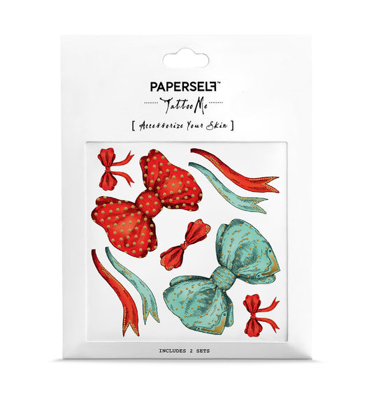 Bow Tie Temporary Tattoos by PAPERSELF