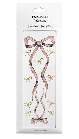 Ballerina Bow Temporary Tattoo by PAPERSELF