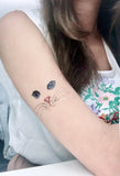 PAPERSELF Cat Gold Temporary Tattoo
