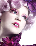 Effie Trinket Hunger Games paper lashes by paperself