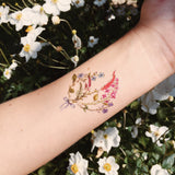 Mini Bouquet Temporary Tattoo