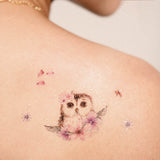 Owl Temporary Tattoos Stickers