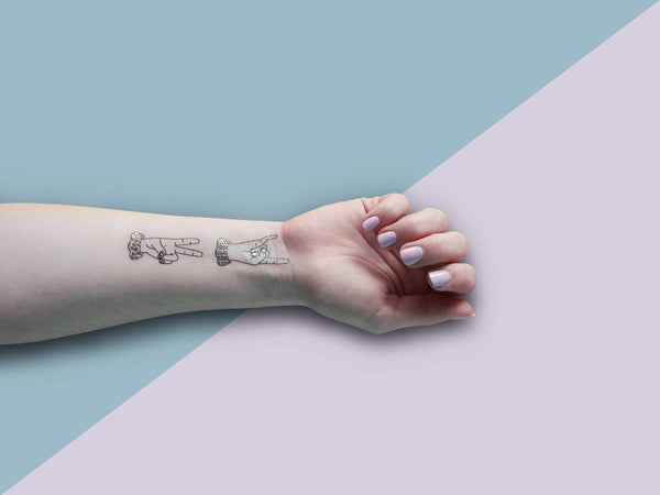 Sign Language Temporary tattoos PAPERSELF