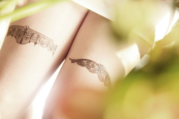 Lace Me Up Temporary tattoo PAPERSELF