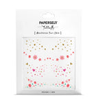 pink faux freckles by paperself temporary tattoo