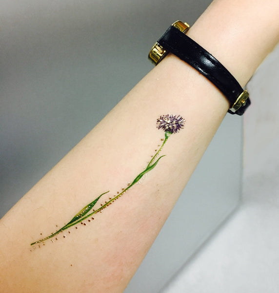 flower temporary tattoo paperself