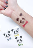 Panda realistic temporary tattoo