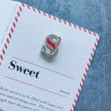 alphabet letter pin with S