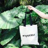 paperself canvas tote bag