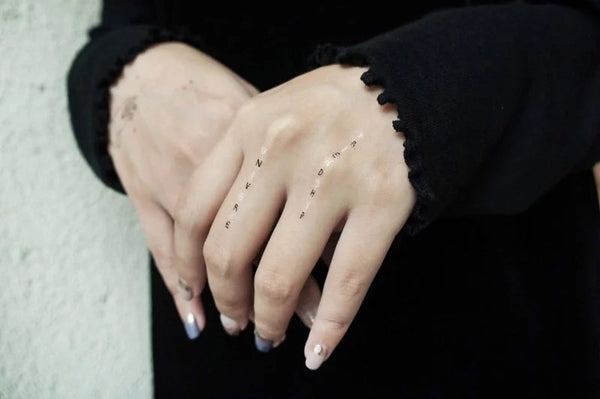 Hands Temporary Tattoo