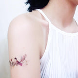 love bird temporary tattoo