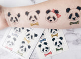 Pandas Temporary Tattoo