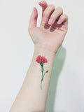 flower temporary tattoo 