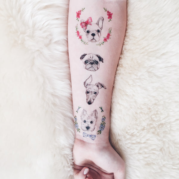 Puppy Love Temporary Tattoo