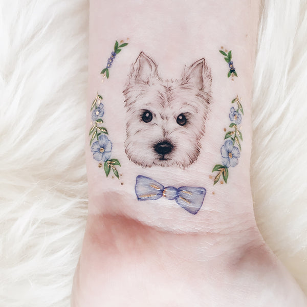 Puppy Love Temporary Tattoo